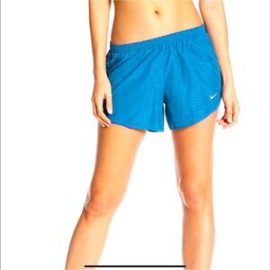 Nike Dry Women's XS Tempo 3" Running Shorts Lined Pocket Blue 895116-418 EUC